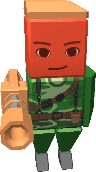 A Happy Meal Soldier - Cartoon Clipart (768x768), Png Download