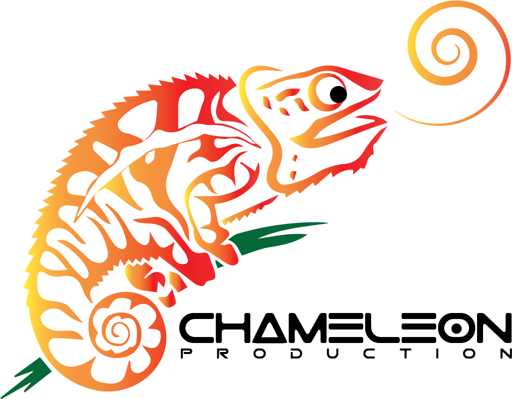 C - E - O - Chameleon Art Graphic Clipart (1074x797), Png Download