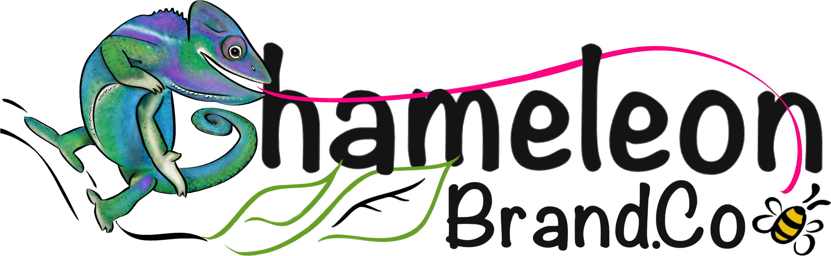 Chameleon Brand Co - Television Clipart (2732x1009), Png Download