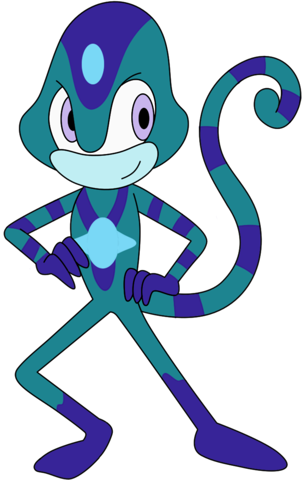 Png Library Library Chameleon Clipart Panther - Cartoon Transparent Png (760x1051), Png Download