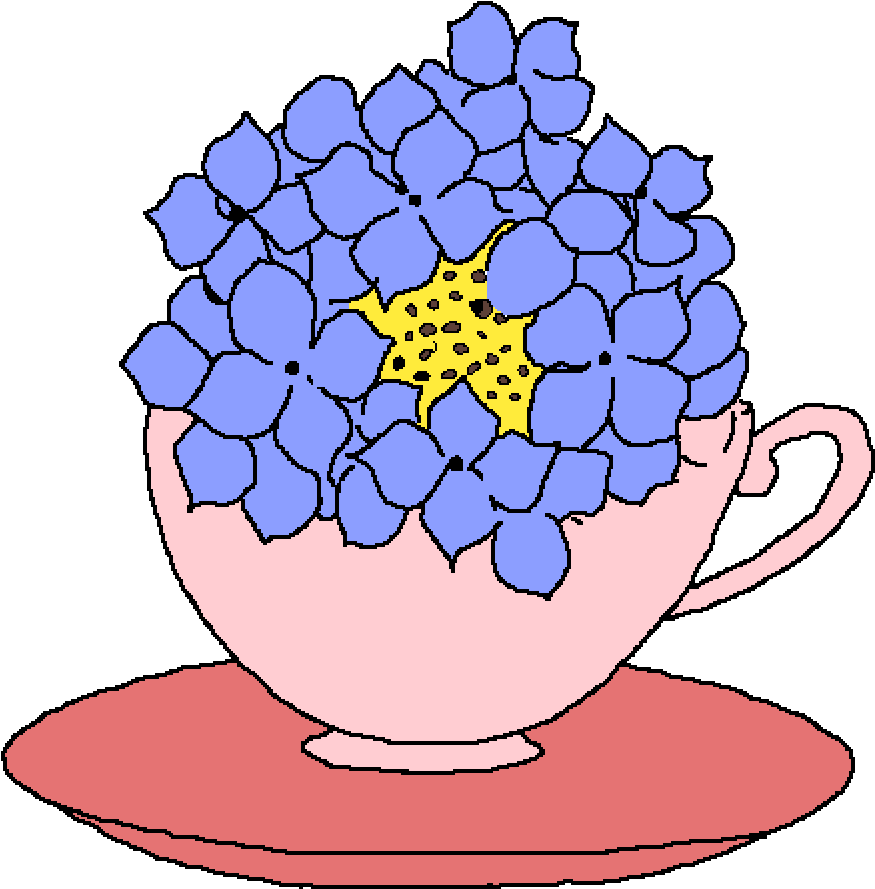 Hydrangea Clipart (1000x1000), Png Download