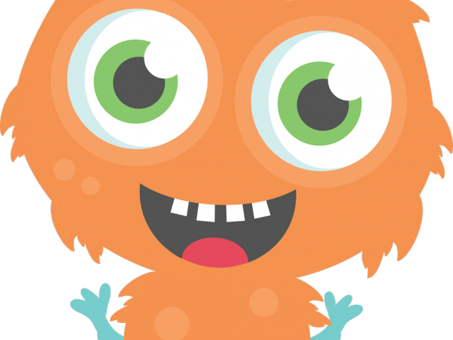 Reflection Clipart Unit - Orange Monster Clipart - Png Download (640x480), Png Download