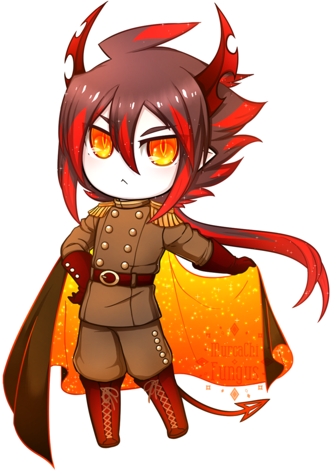 Chibi Ivlis By Muroachifungus - Chibi Ivlis Fan Art Mogeko Clipart (759x1051), Png Download