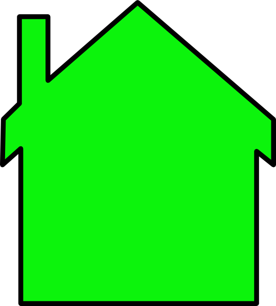 Colored Houses Clip Art - Png Download (540x598), Png Download