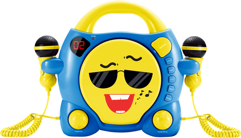 Bigben Interactive My Milo - Draagbare Cd Speler Met Karaoke Microfoons Clipart (800x459), Png Download