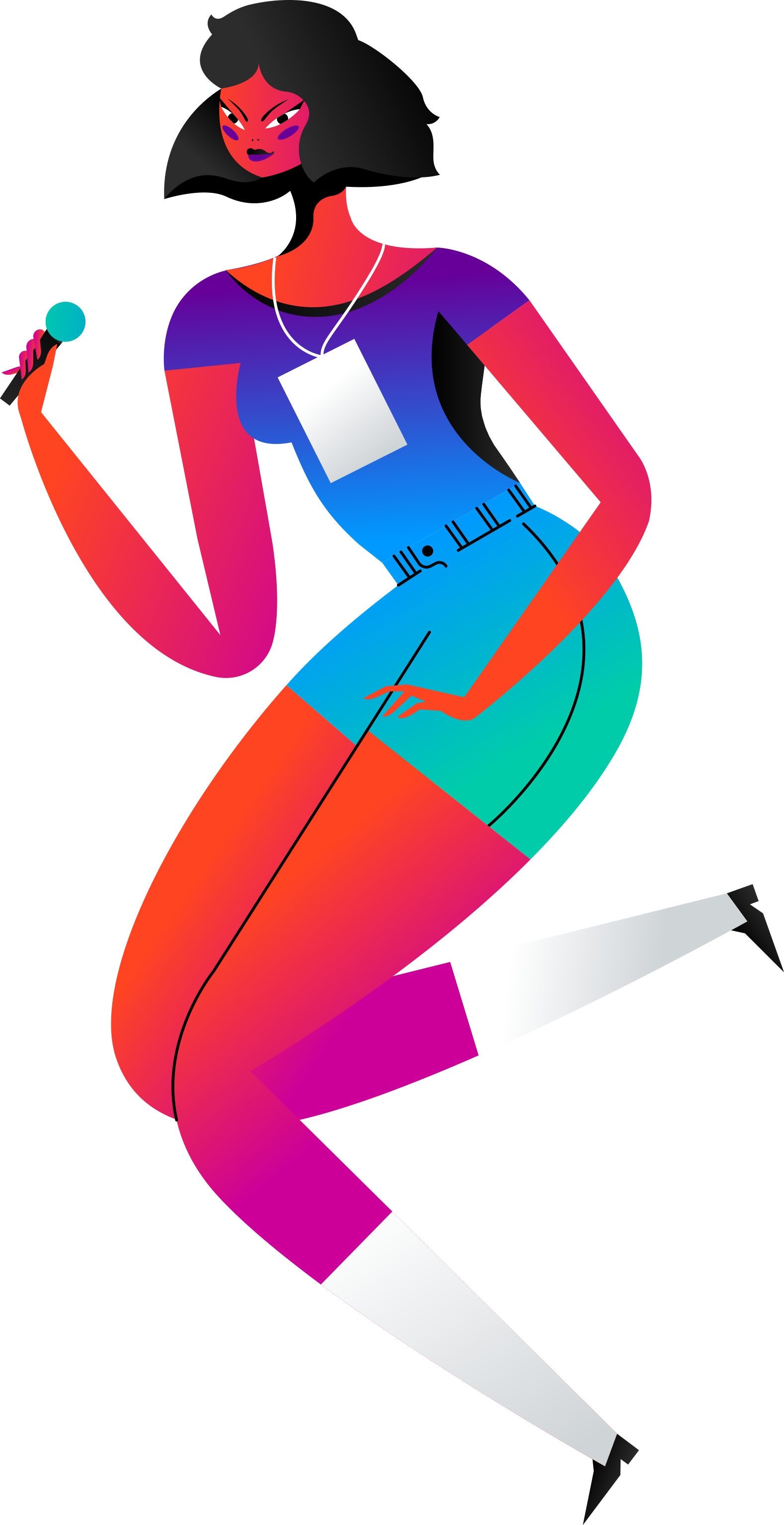 Hero Character1 Hero Character2 - Graphic Design Clipart (1578x3068), Png Download