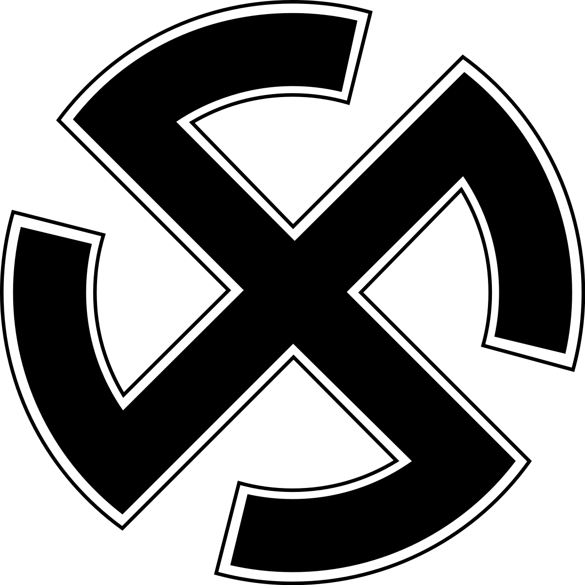 Up Polls - Viking Sun Cross Clipart (768x768), Png Download