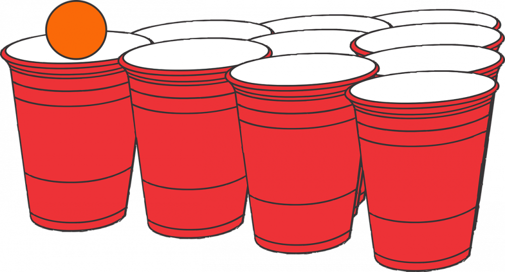 Progressive Slap Cup Rule Update Replaces Bitch Cup - Beer Pong Png Clipart (1000x538), Png Download