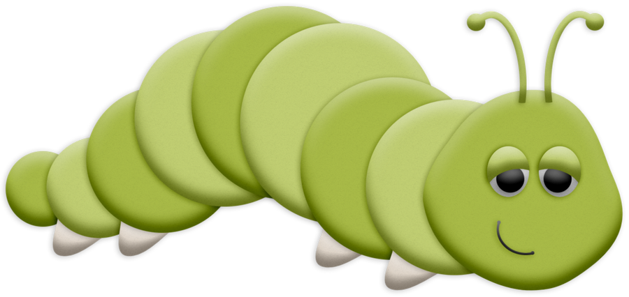 Ϧugs ‿✿⁀ - Caterpillar Clipart (900x426), Png Download