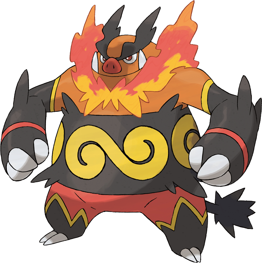 Emboar - Pokemon Emboar Clipart (899x894), Png Download