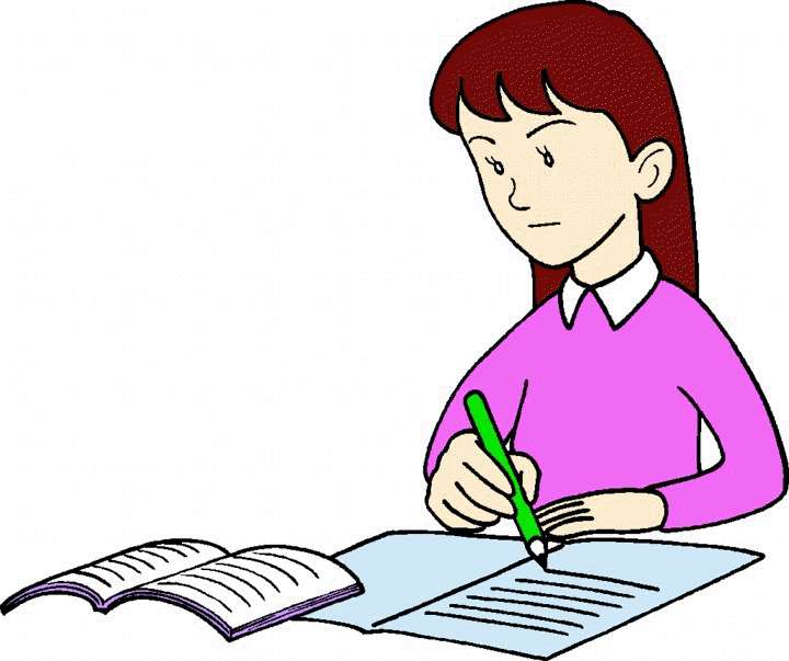 Standardized Tests Can Be Useful Tools That Allow One - Girl Writing In Diary Clipart - Png Download (720x603), Png Download