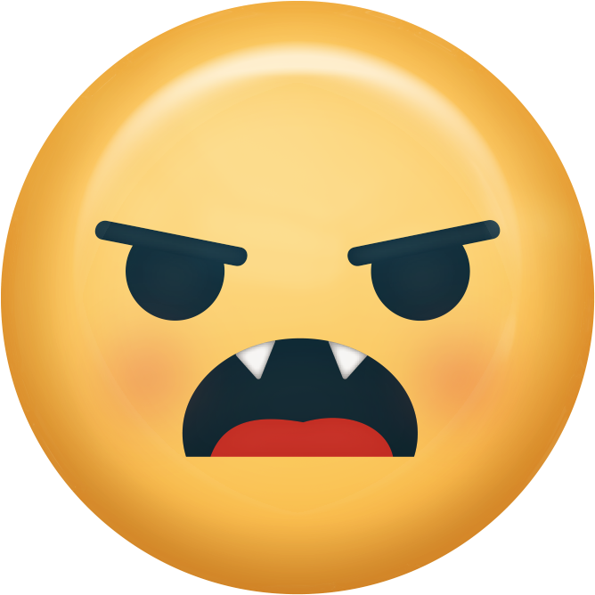 ‿✿⁀ᗰọŋʂtєrʂ‿✿⁀ Smiley Emoji, Emoticon, Smiley Faces, - Emoji Clipart (677x677), Png Download