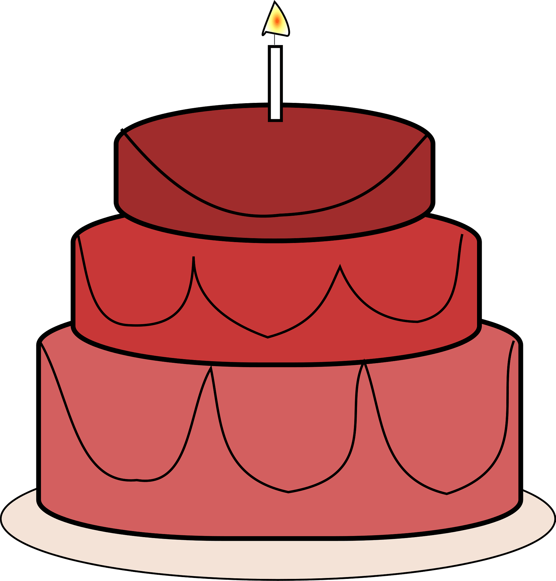 Free To Use & Public Domain Cake Clip Art - Birthday Cake - Png Download (667x800), Png Download