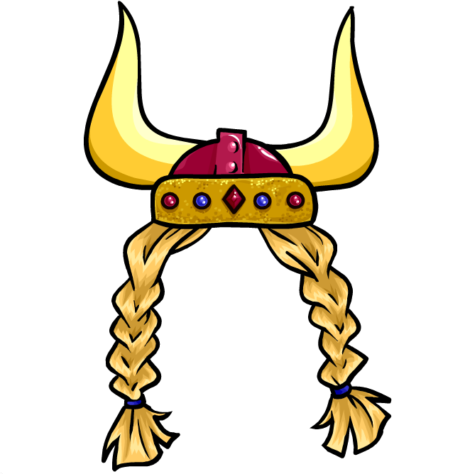 Valentine Viking Girl Clipart - Viking Helmet Png Transparent Png (659x676), Png Download