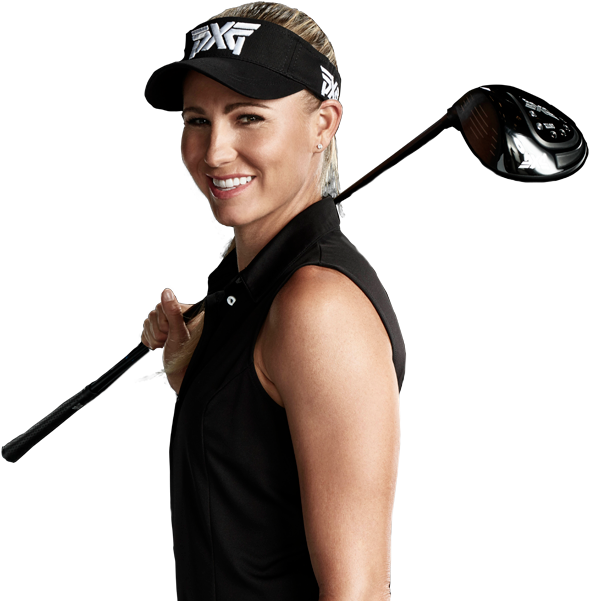 Png Lady Golfer Pluspng - Female Golf Player Png Clipart (620x650), Png Download