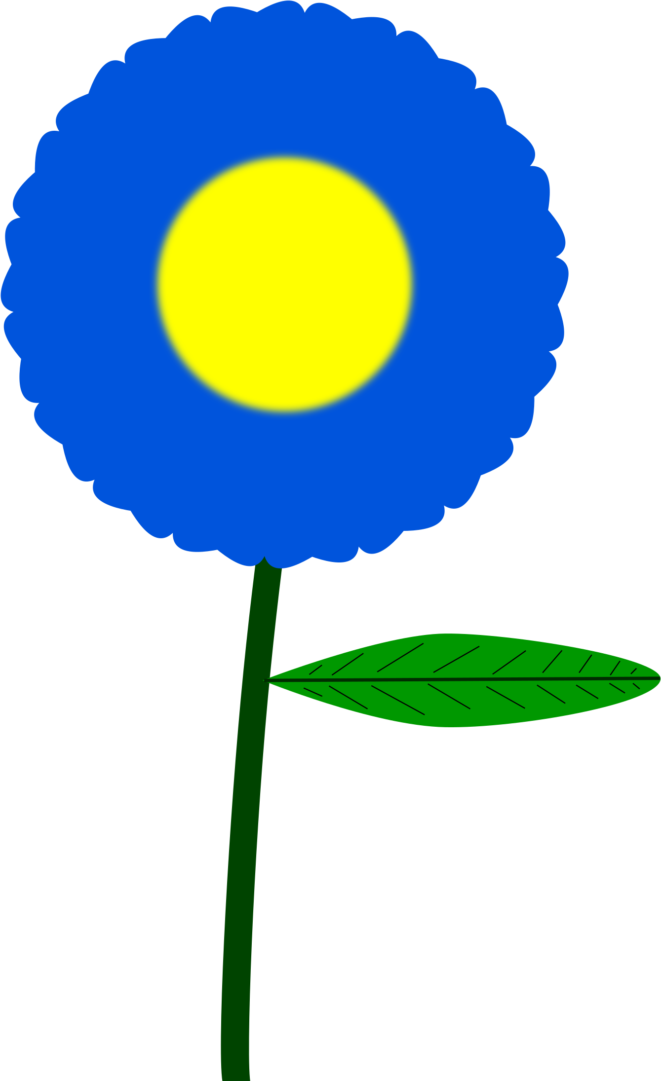 Flower Computer Icons Kleurplaat Emoticon Smiley - Clip Art - Png Download (530x750), Png Download