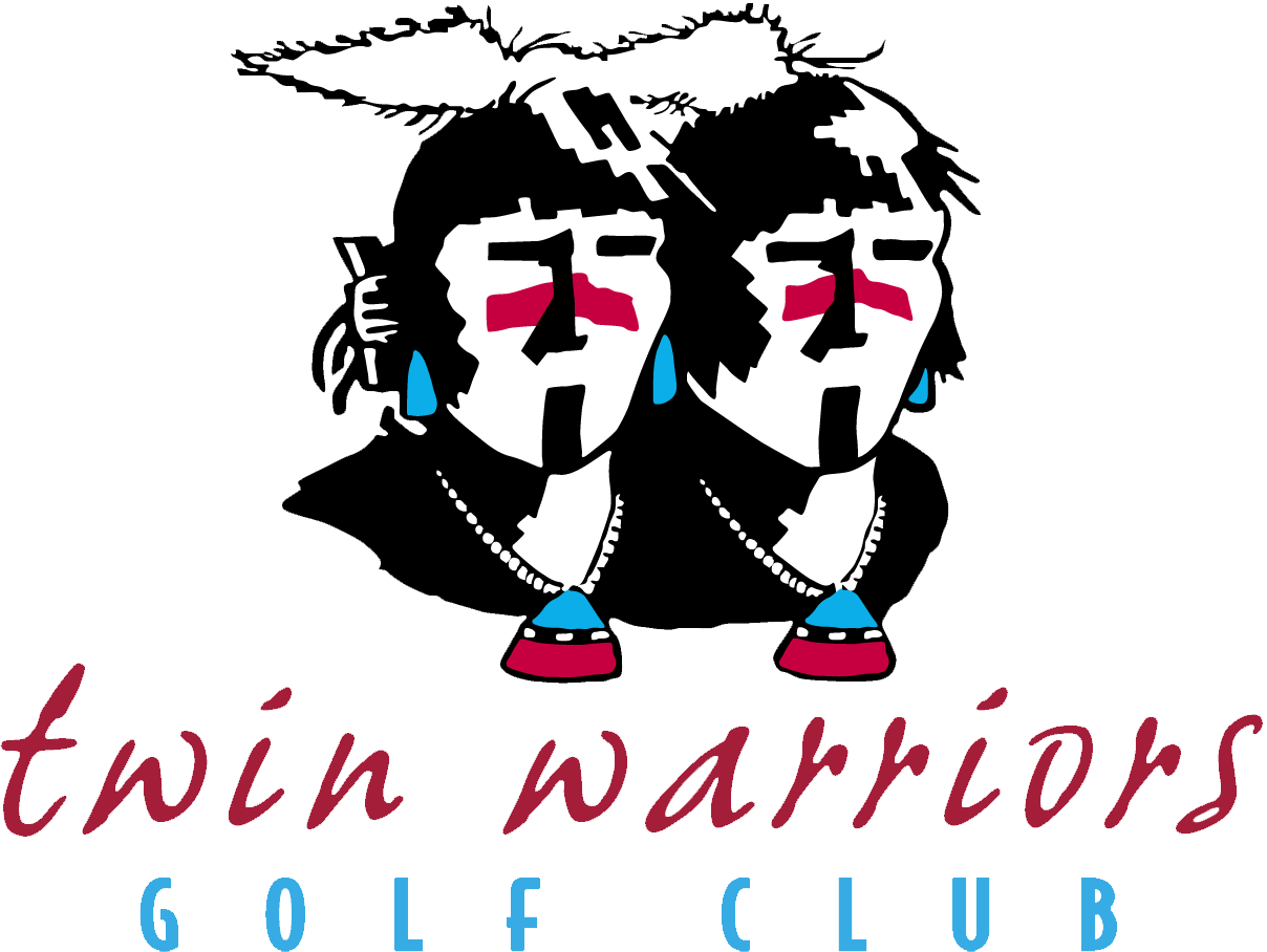Course Logo - Twin Warriors Golf Club Logo Clipart (1208x908), Png Download