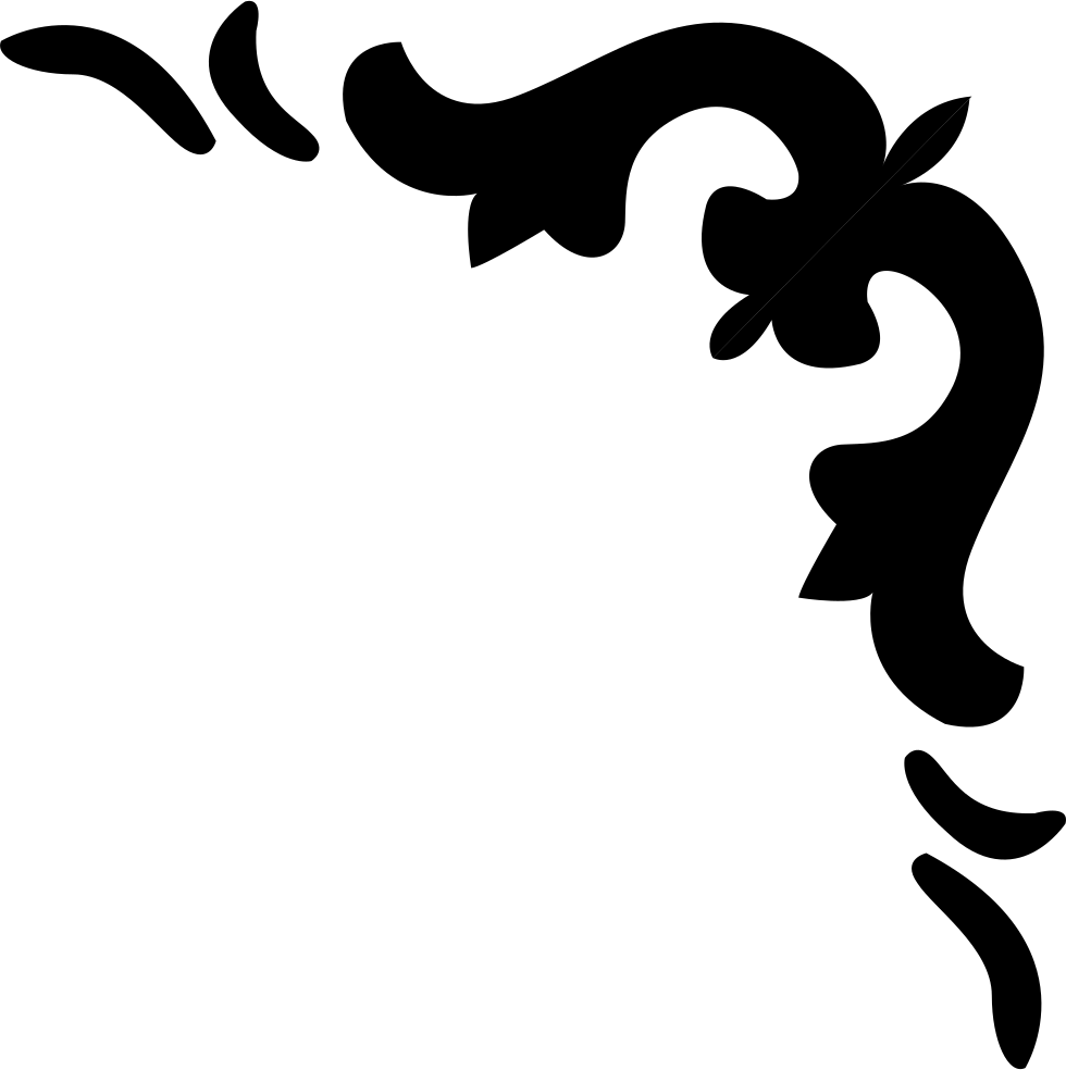 Lace Comments - Ornamentos En Esquina Vector Png Clipart (980x984), Png Download