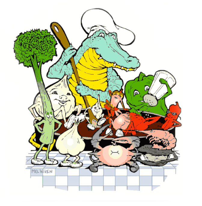 Catering Venue New Orleans Cajun Creole Cuisine - Happy Birthday To A Cajun Cook Clipart (672x684), Png Download