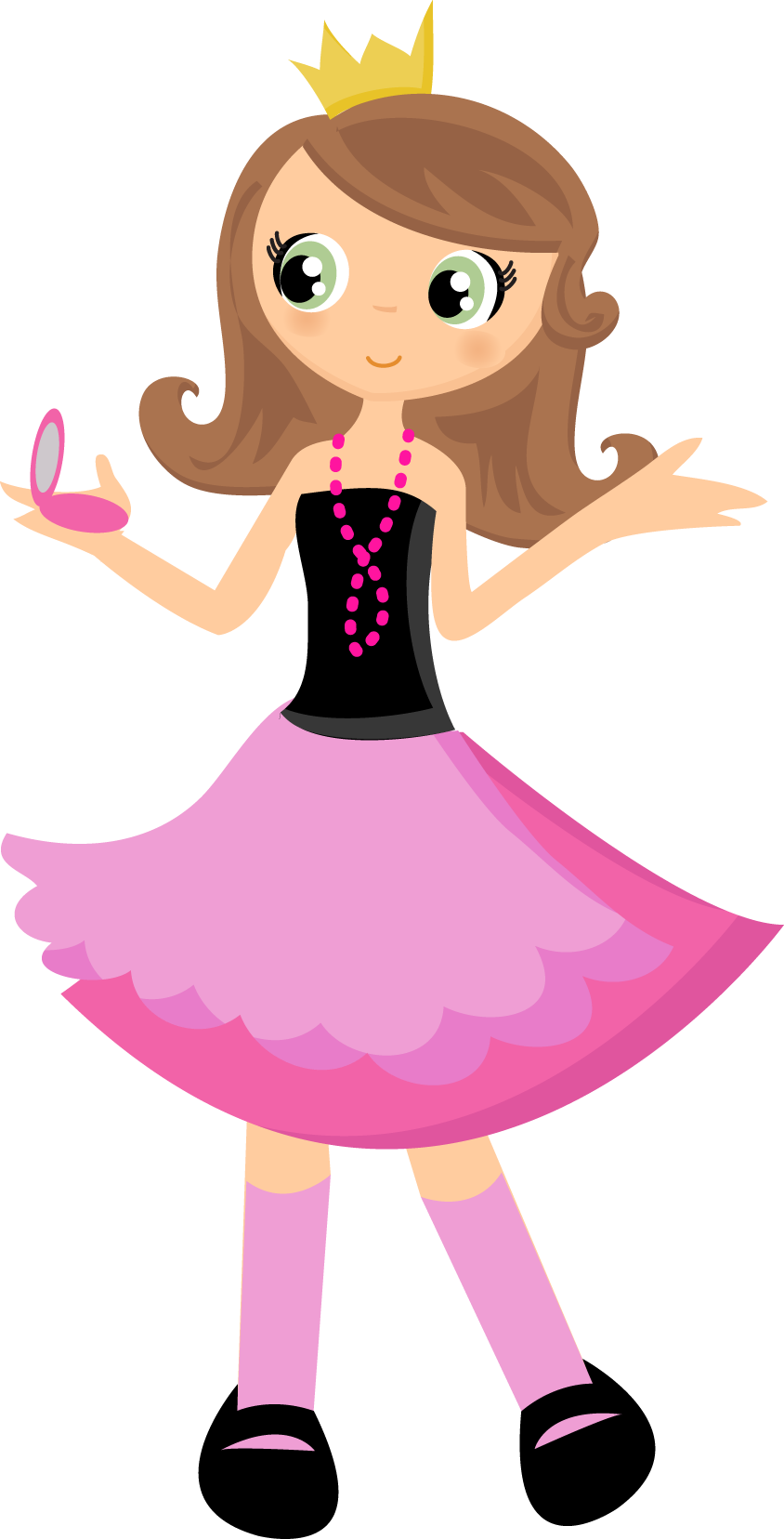 Party Printables, Art Girl, Tangle Doodle, Clip Art, - Clip Art - Png Download (844x1656), Png Download