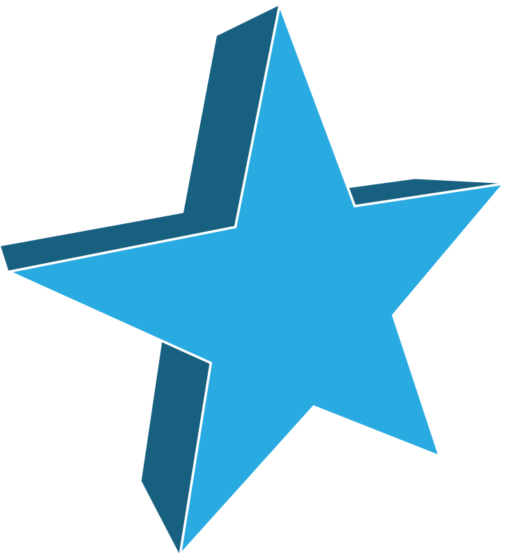 3d Star Images - Star Logo 3d Png Clipart (800x800), Png Download