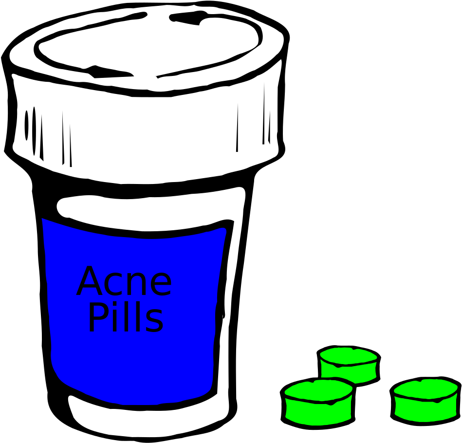 Acne Pills Clip Art - Pills Clipart - Png Download (600x576), Png Download