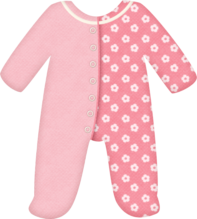 Baby Girl Baby Girl Clipart, Baby Shower Clipart, Baby - Baby Girl Clothes Clipart - Png Download (682x807), Png Download
