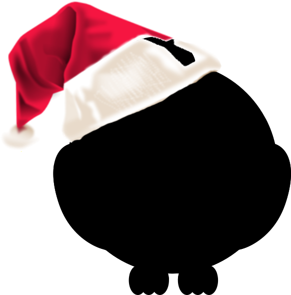 Santa Claus Hat Clipart (582x595), Png Download