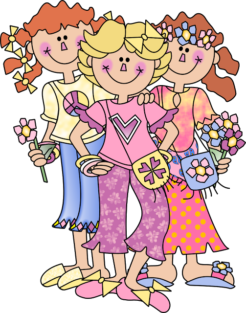 Girl Power Clipart ~ Teen Amp Tween Girls Girl - Girl - Png Download (503x640), Png Download