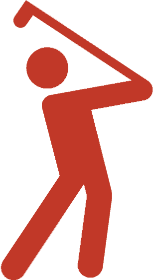 Golf Course Clipart Lady Golf - Golf Sign - Png Download (560x560), Png Download