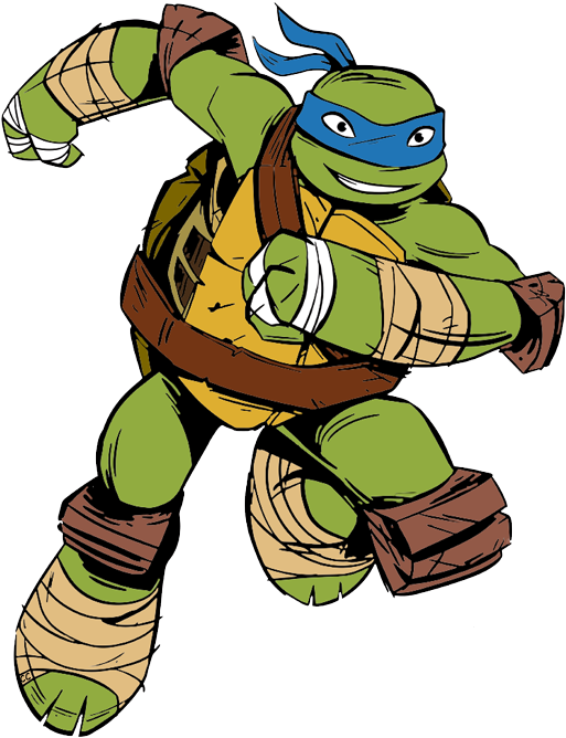 Teenage Mutant Ninja Turtles Clip Art Images - Ninja Turtle Clipart - Png Download (519x677), Png Download