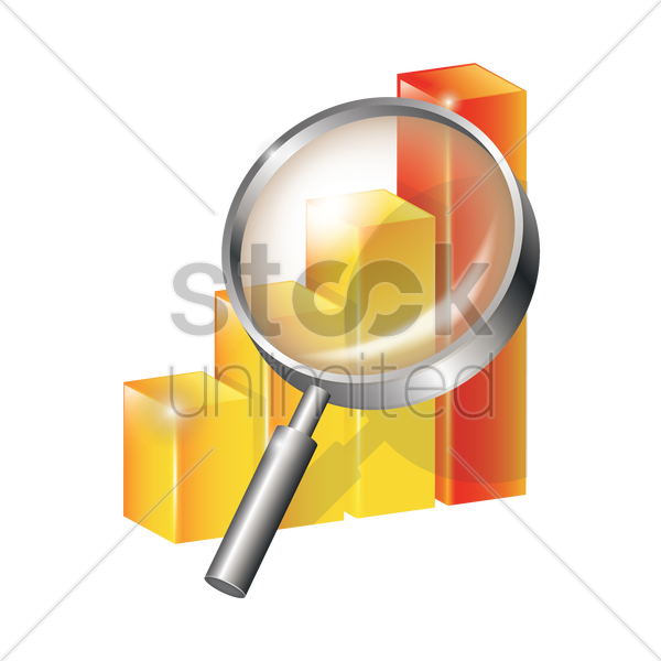 Graph Clipart Magnifying Glass - Magnifying Glass - Png Download (600x600), Png Download