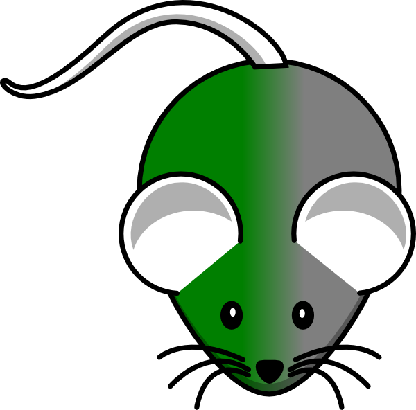 Green Mouse Clip Art - Png Download (600x592), Png Download
