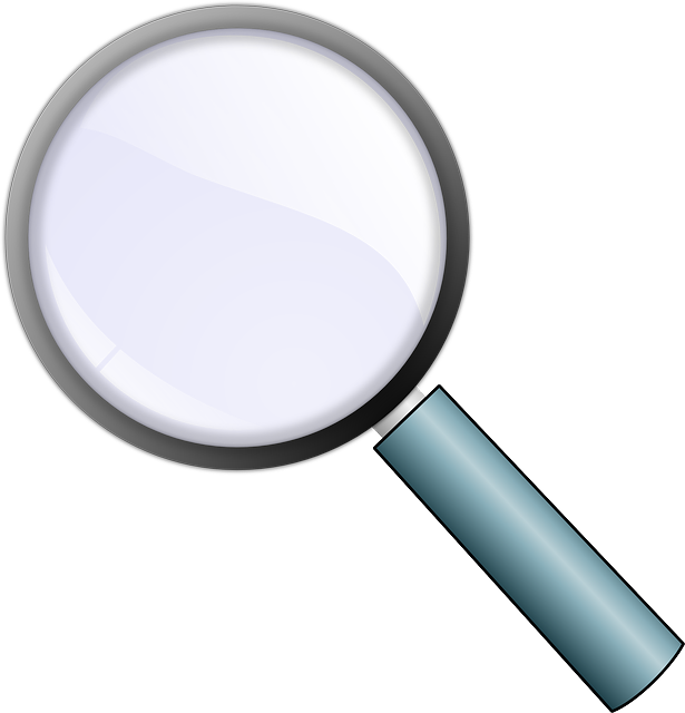 Magnifying - Glass - Clipart - Transparent - Background - Analyse Clipart - Png Download (576x599), Png Download