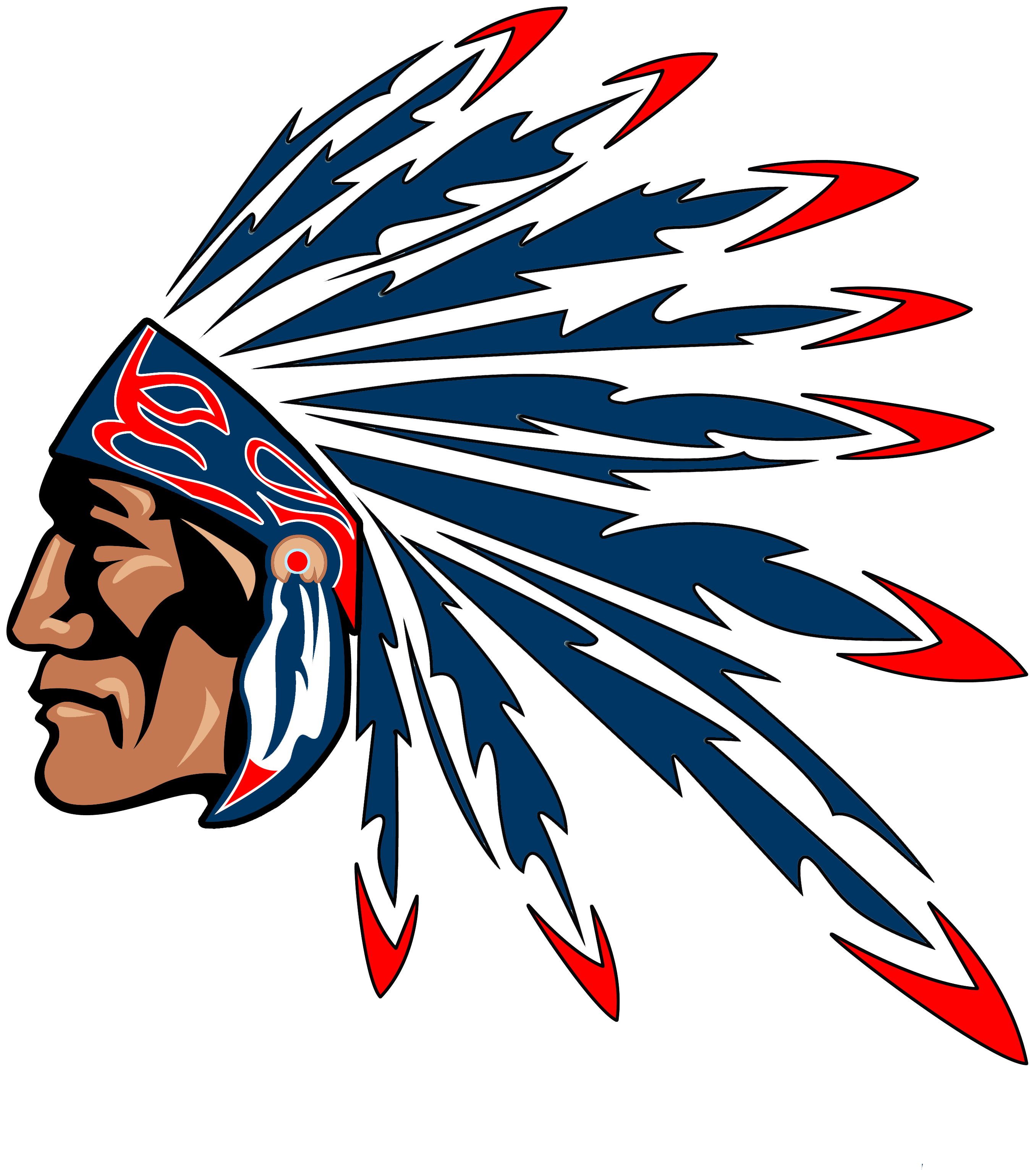 Indians Athletics - Pocatello High School Logo Clipart (3513x3513), Png Download