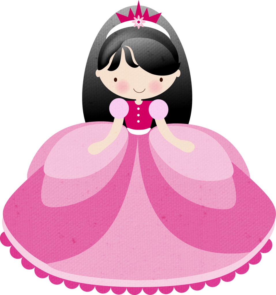 Фото, Автор Ladylony На Яндекс - Black Haired Princess Cartoon Clipart (957x1024), Png Download