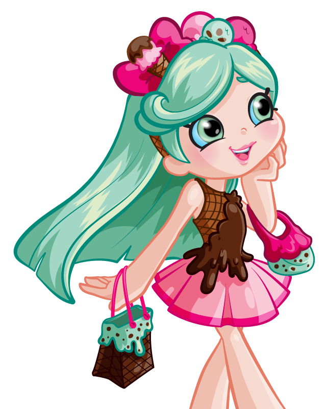 Peppa Mint Sooooooo Cute - Stick 'n' Style Activity Book (shopkins: Shoppies) Clipart (658x800), Png Download