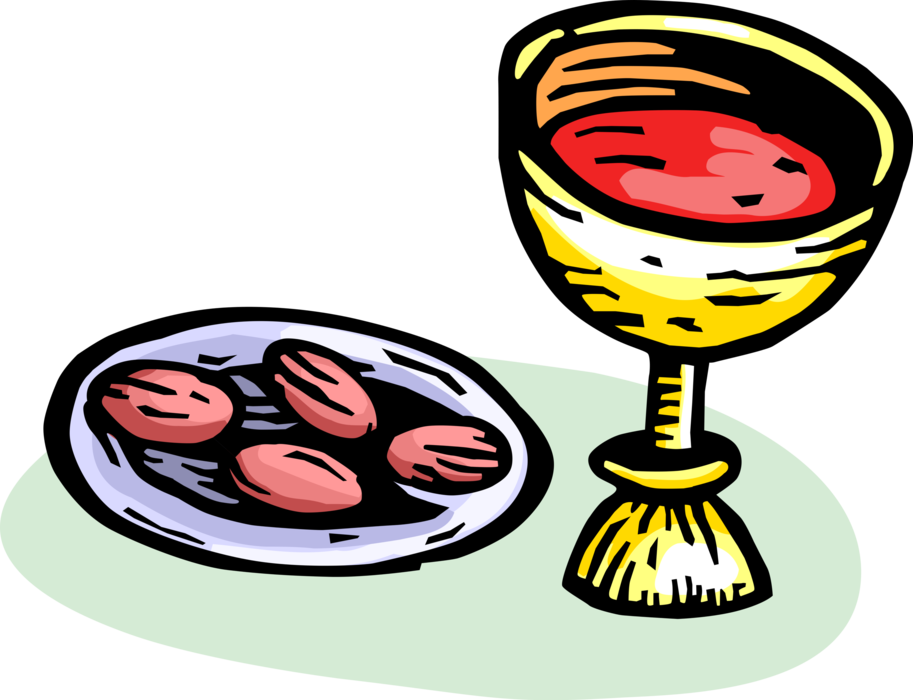Communion Clipart The Last Supper - Eucharist - Png Download (913x700), Png Download