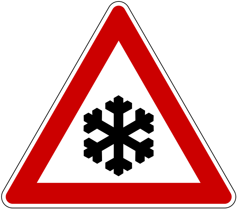 Clipart Info - Loose Chippings Road Sign - Png Download (600x528), Png Download