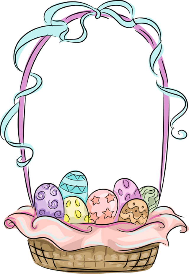Web Design Easter Baskets, Clip Art And Holiday Clip - Easter - Png Download (640x927), Png Download