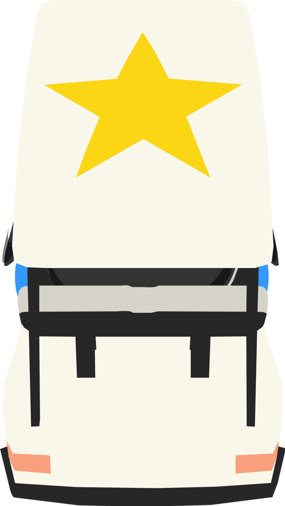 Golf Cart Back View - Golf Clipart (577x1024), Png Download