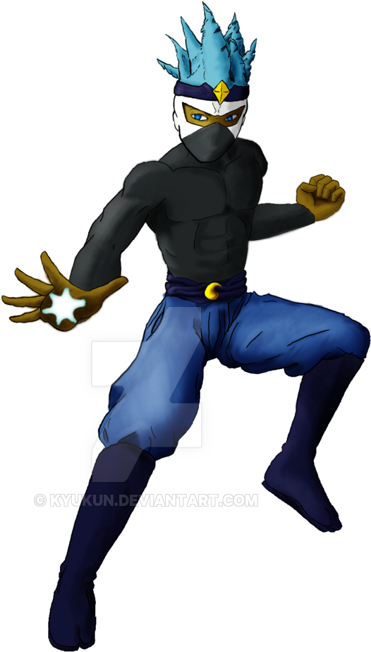 Icicles Drawing Cartoon - Cool Ninja Oc Superhero Clipart (1024x1226), Png Download