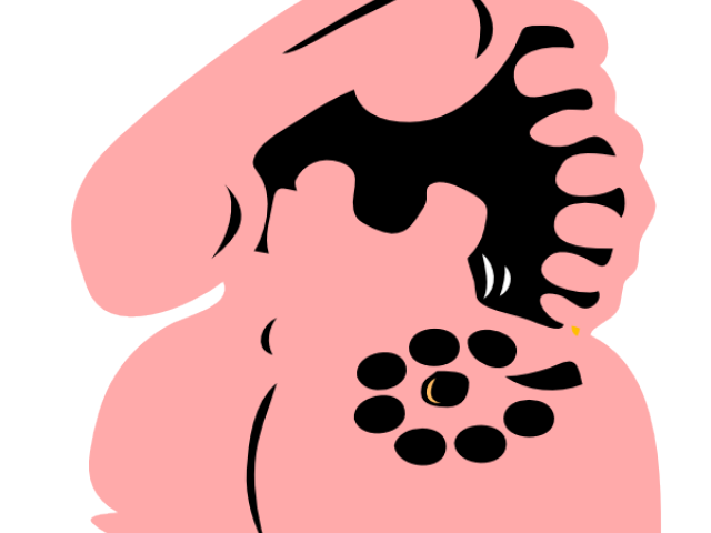 Phone Clipart Pink - Clip Art - Png Download (640x480), Png Download