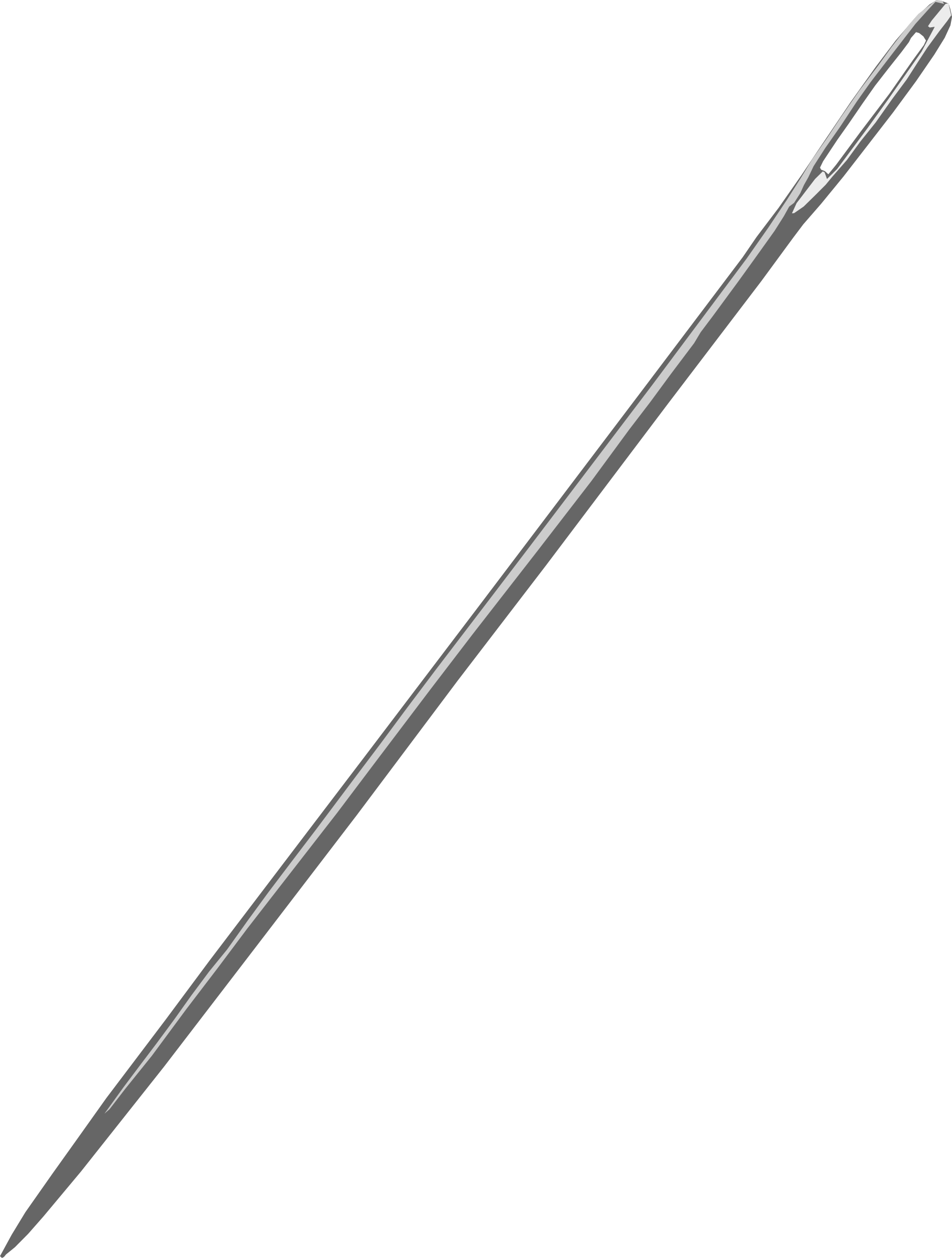 Sewing Needle By Gingercoons - Sewing Needle Png Clipart (1817x2400), Png Download