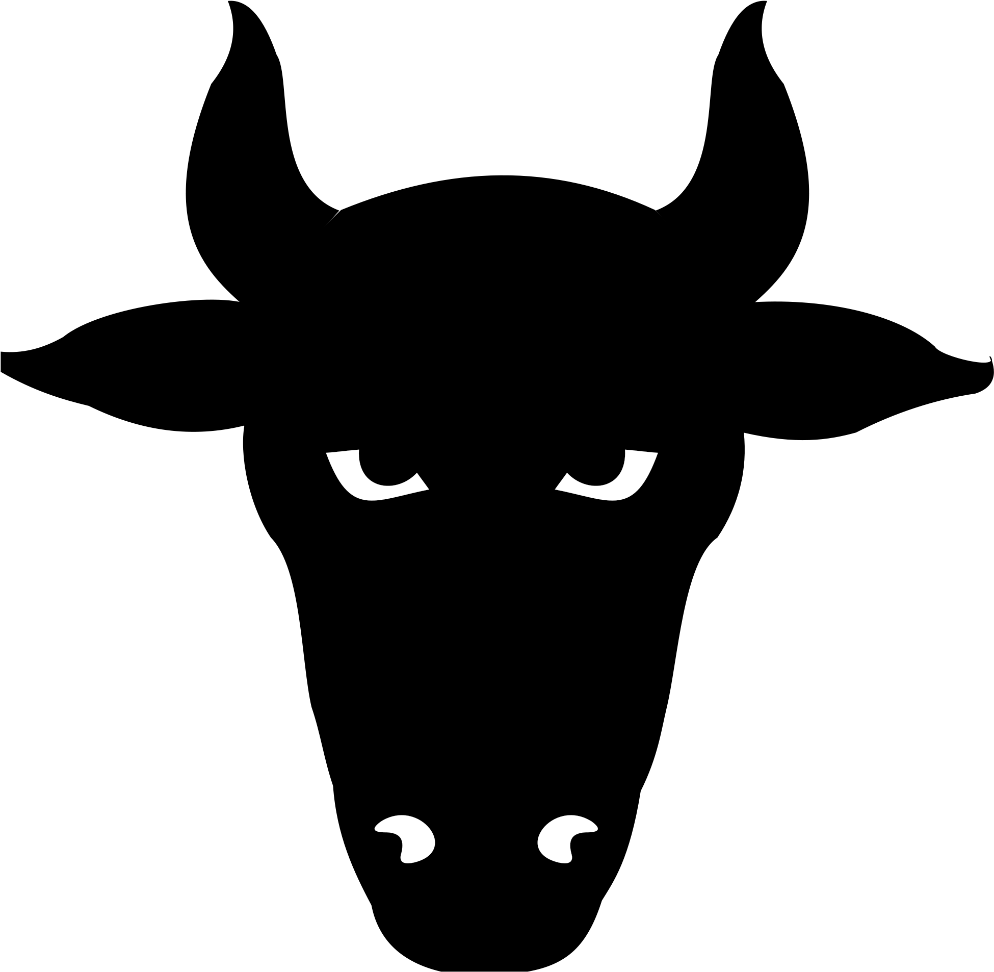 Bull Svg - Herb Glogowa Clipart (2000x2271), Png Download