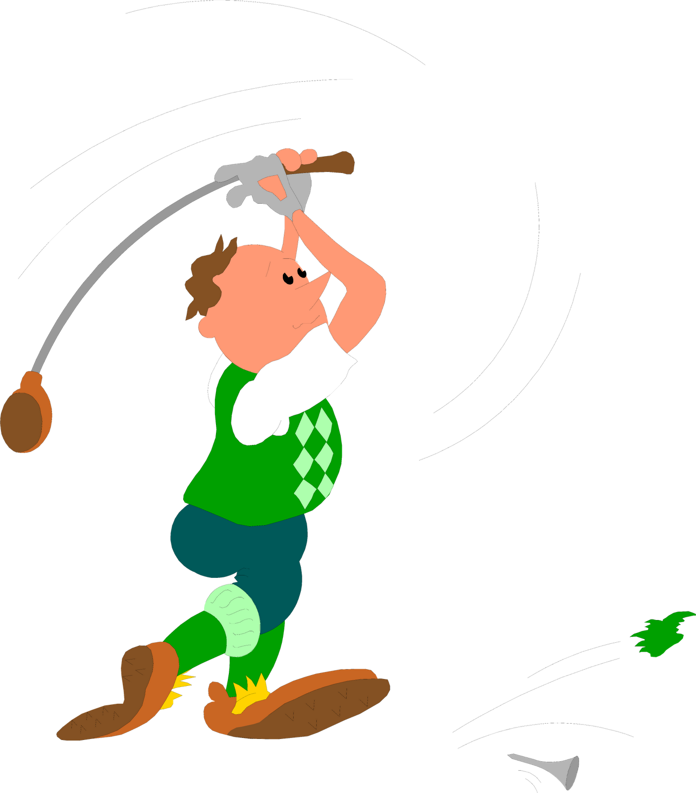 Free Stock Photo - Clip Art Golf Png Transparent Png (958x1091), Png Download