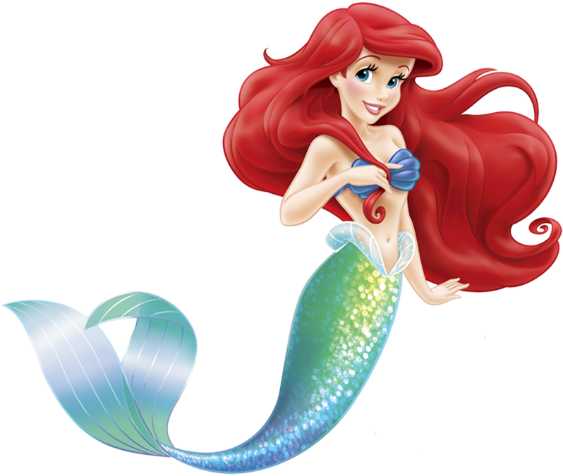 Ariel - Little Mermaid Ariel Png Clipart (830x698), Png Download