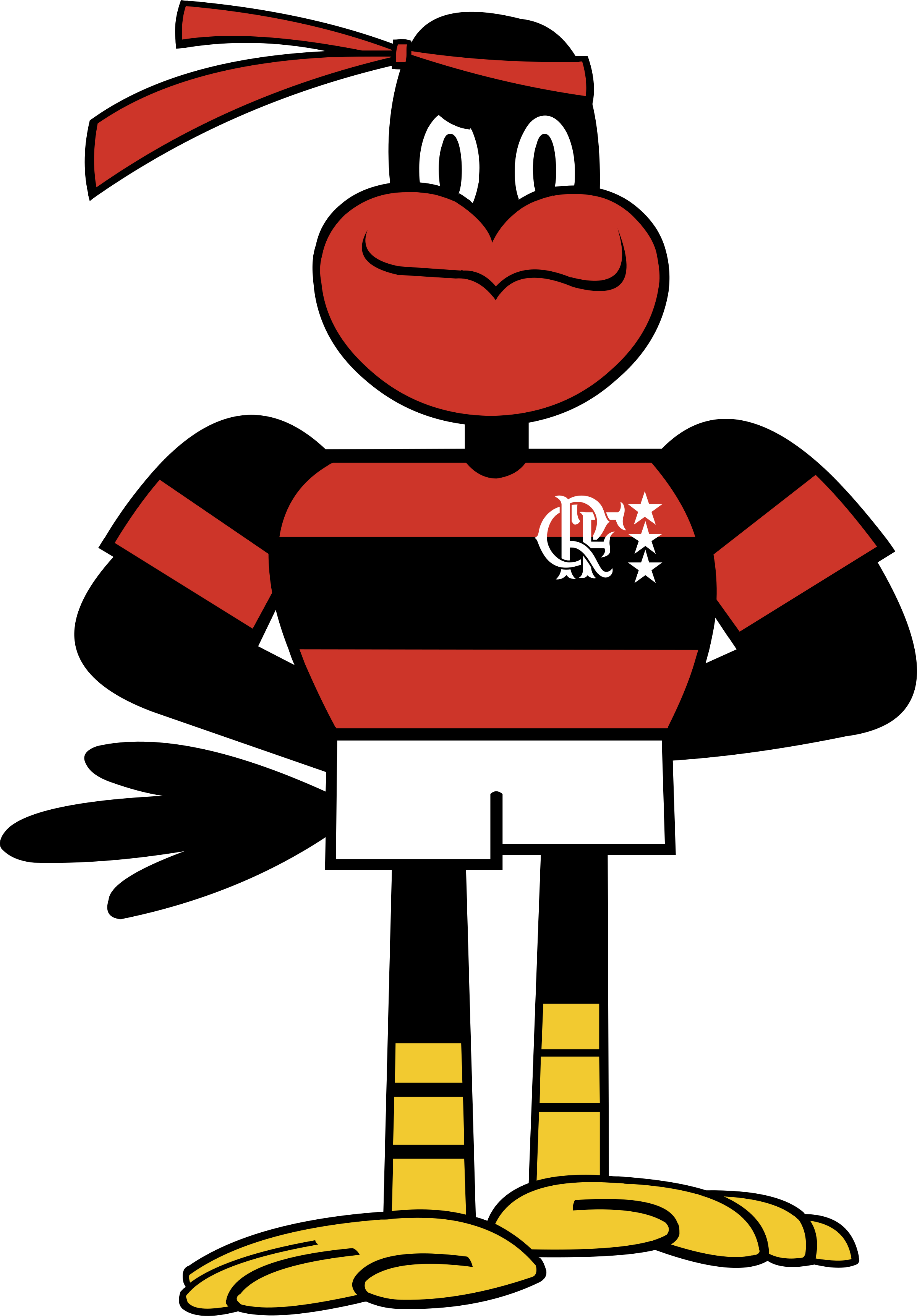 Picture Freeuse Library Urubu Png Transparent Svg - Flamengo Clipart (2400x3444), Png Download