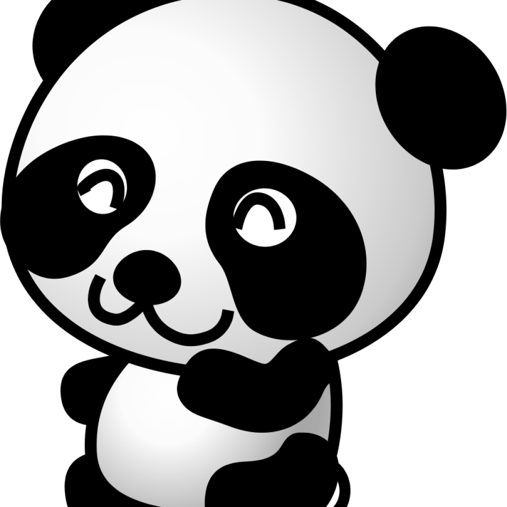 Free Panda Clipart Panda Clipart Images Panda Face - Panda Stencil - Png Download (1024x1024), Png Download