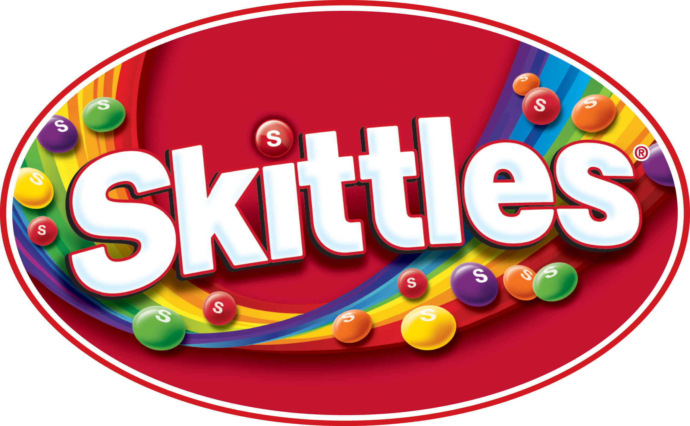 Skittles Clipart Clip Art Library Within - Skittles Logo Png Transparent Png (2290x1414), Png Download